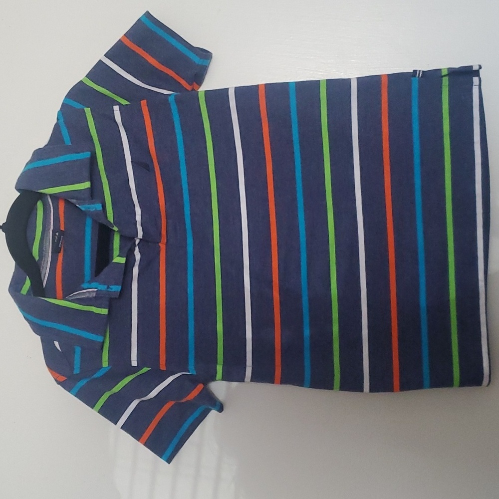Boys Nautica striped polo size 7x
